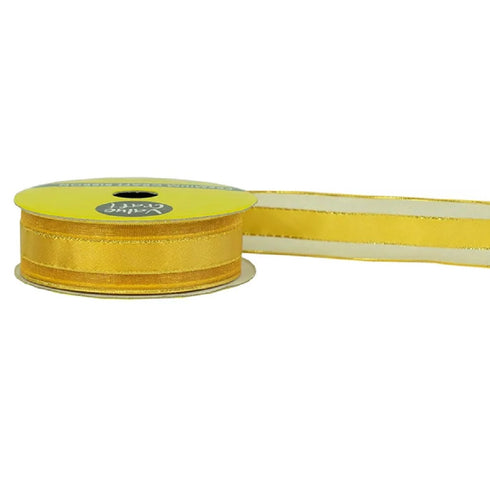 22mm Sheer Edge Satin Ribbons - 4m (available in 13 colours)